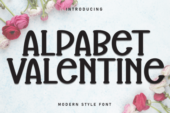 Alpabet Valentine: A Playful Display Masterpiece
