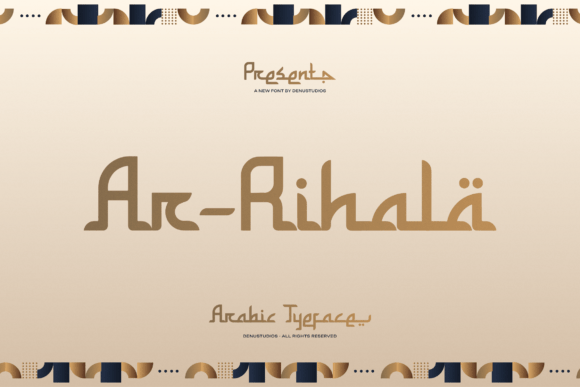 Ar-rihala: A Stunning Arabic-Style Typeface for Modern Branding
