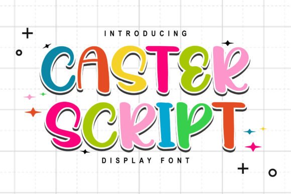 Caster Script: A Bold Display Font for Impactful Editorial Design