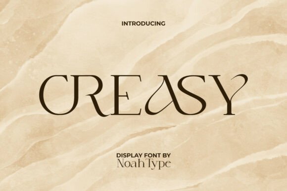 Creasy: Elevate Your Brand with an Elegant Display Font