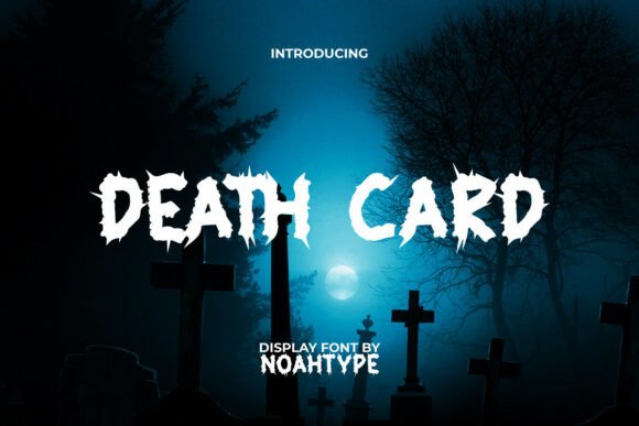 Death Card: A Spine-Chilling Display Typeface for the Bold