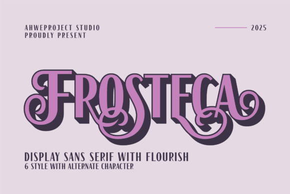 Frosteca: A Bold Display Font for Professional Branding
