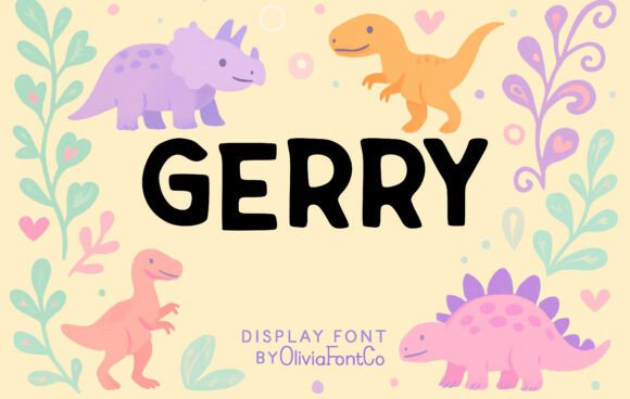 Gerry: A Display Font for Creative Publishing