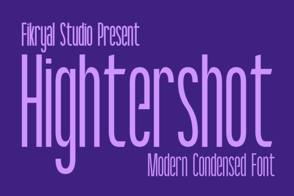 Hightershot: A Modern Font for Contemporary Design