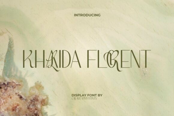 Khalida Florent: A Premium Display Typeface for Modern Web Design