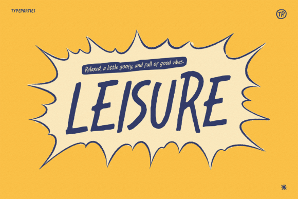 Leisure Font for Creative Projects and Handmade Designs