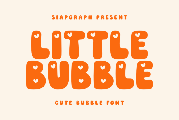 Little Bubble: A Playful Display Font for Creative Campaigns