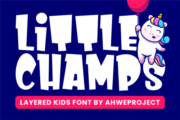 Little Champs: The Bold Display Typeface for Playful Editorial Design