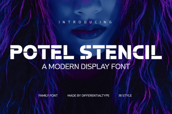 Potel Stencil Font Review and Free Download
