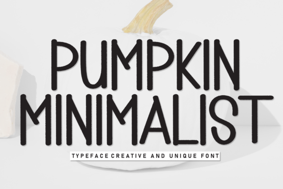Pumpkin Minimalist: The Perfect Display Font for Handmade Crafts
