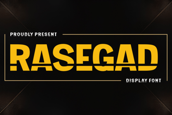 Rasegad: The Distinctive Typeface for Modern Editorial Design