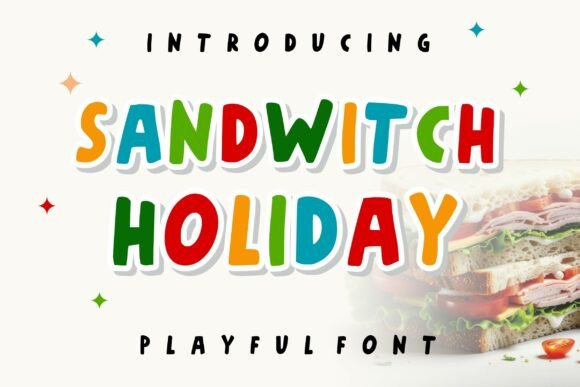 Sandwitch Holiday: The Bold Display Typeface for High-Energy Campaigns