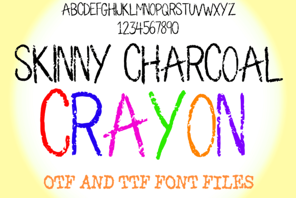 Skinny Charcoal Crayon for Business Branding and Design