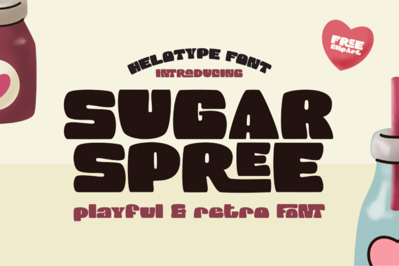 Sugar Spree: The Retro Display Font for Bold Brand Identity