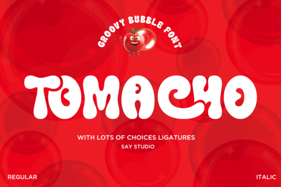 Tomacho: The Retro Display Font for Bold Campaigns