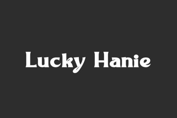 Upgrade Your Brand Identity with the Lucky Hanie Typeface
