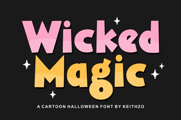 Wicked Magic: A Playful Display Font for Digital Creatives