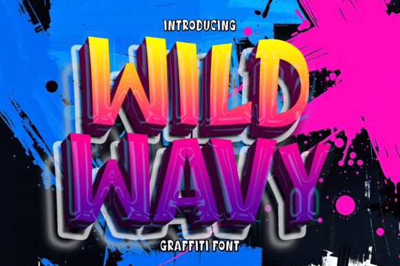Wild Wavy: The Urban Display Font for Bold Brand Identity
